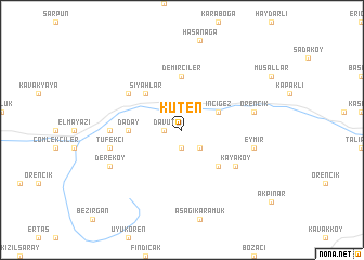 map of Küten