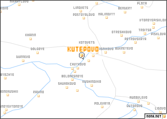 map of Kutëpovo