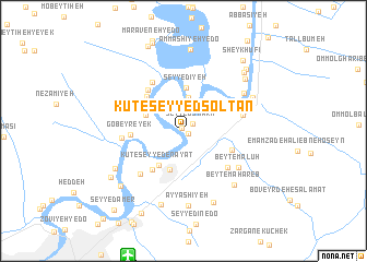 map of Kūt-e Seyyed Solţān