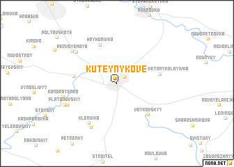 map of Kuteynykove