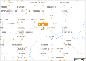 map of Kutigi