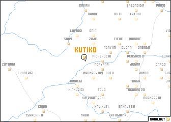 map of Kutiko