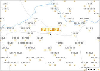 map of Kutiluko