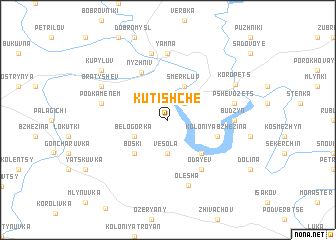 map of Kutishche