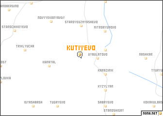 map of Kutiyevo