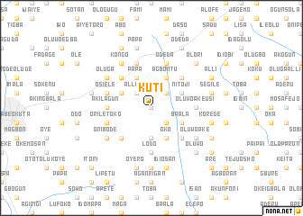 map of Kuti