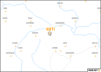 map of Kʼutʼī