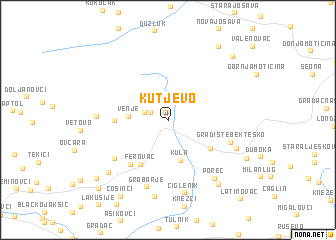 map of Kutjevo