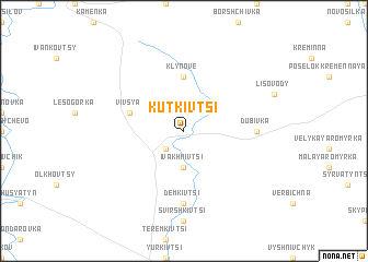 map of Kutkivtsi