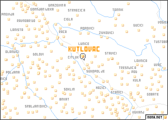 map of Kutlovac