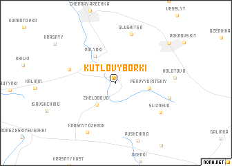 map of Kutlovy Borki