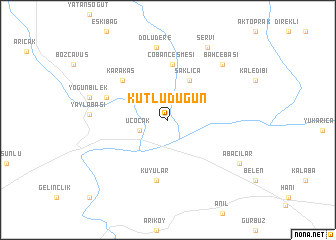 map of Kutludüğün