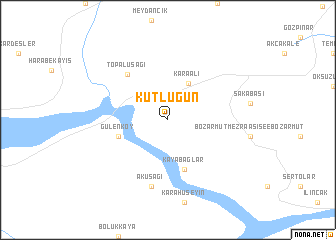 map of Kutlugün