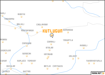 map of Kutlugün