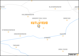 map of Kutluyevo