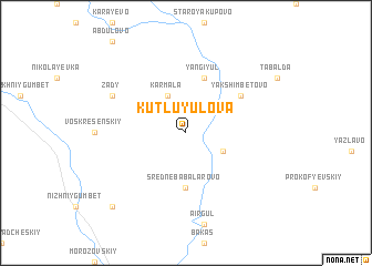 map of Kutluyulova