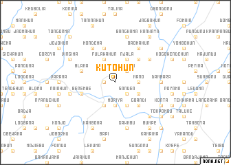 map of Kutohun