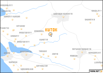 map of Kutok