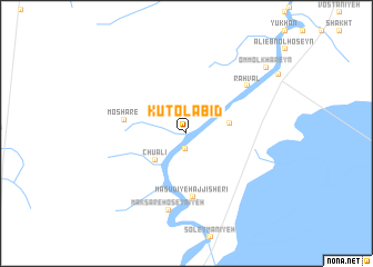 map of Kūt ol ‘Abīd