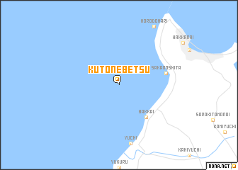 map of Kutonebetsu