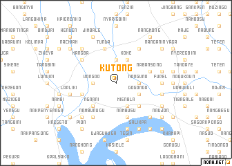 map of Kutong