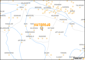 map of Kutorejo