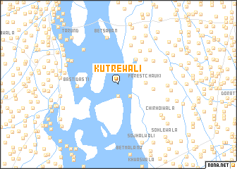 map of Kutrewāli