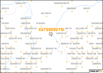 map of Kutsarovtsi