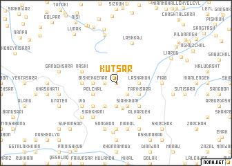 map of Kūt Sar