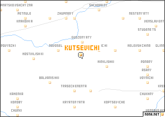 map of Kutsevichi