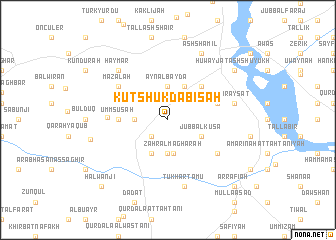 map of Kutshuk Dabīsah