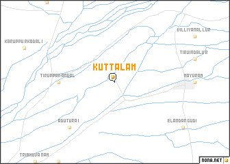 map of Kuttālam