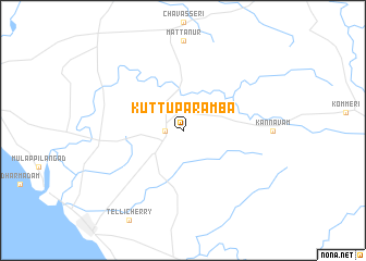 map of Kūttuparamba