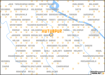 map of Kutubpur