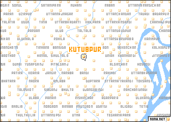 map of Kutubpur