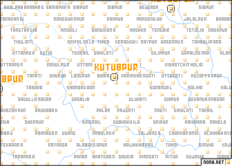 map of Kutubpur