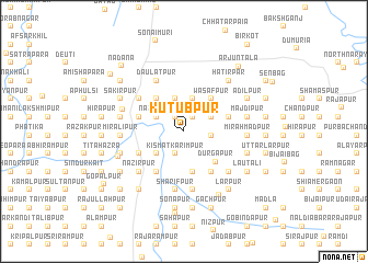 map of Kutubpur