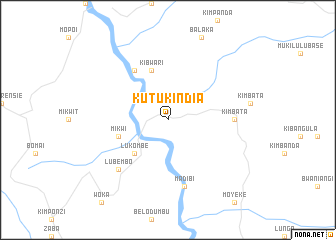 map of Kutu-Kindia