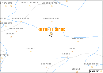 map of Kütüklüpınar
