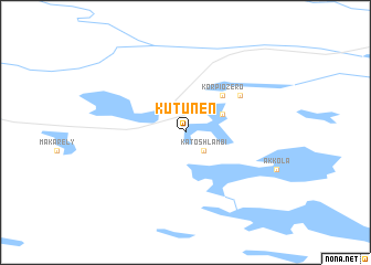 map of Kutunen