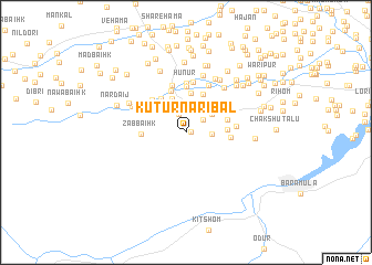 map of Kutur Nāribal