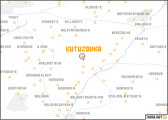 map of Kutuzovka