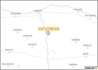 map of Kutuzovka
