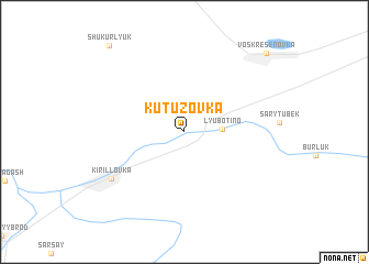 map of Kutuzovka