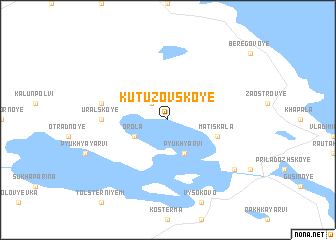 map of Kutuzovskoye