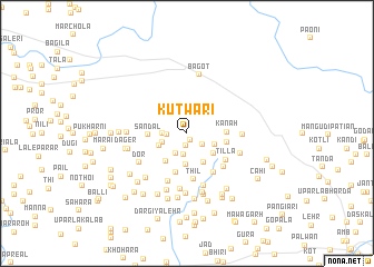 map of Kutwāri
