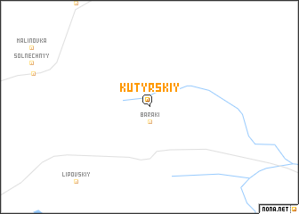 map of Kutyrskiy