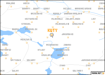 map of Kuty