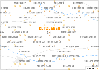 map of Kutzleben