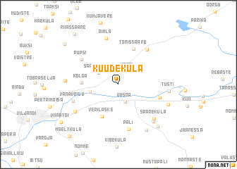 map of Kuudeküla